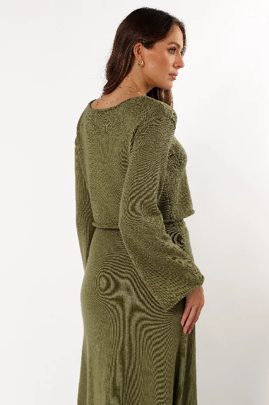 Rooney Knit Sweater - Olive