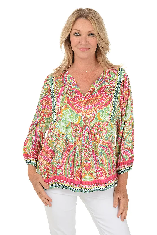 Paisley Empire Waist Tunic