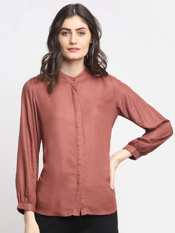 Cantabil Women's Rust Tunic