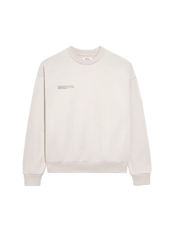 In Conversion Cotton Sweatshirt—cotton white