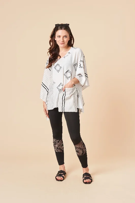 THE BOHO SLAYING TUNIC IN BASIC WHITE