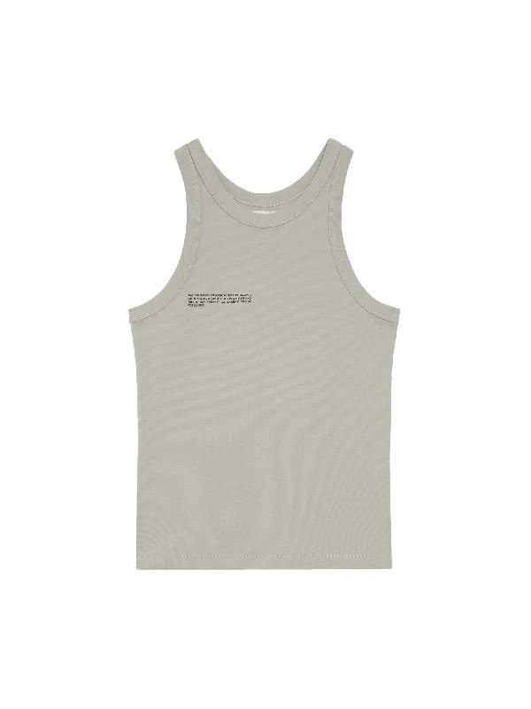 Women's Recycled Cotton Tank Top—stone