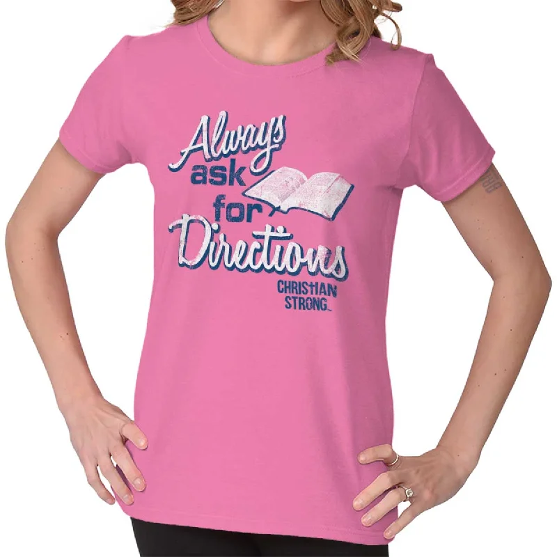 Always Ask Ladies T Shirt