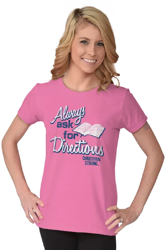 Always Ask Ladies T Shirt