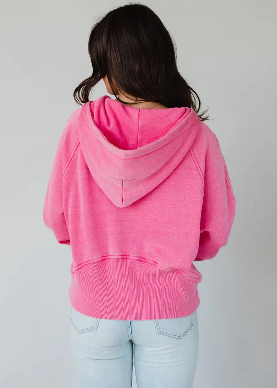 Bold & Bright Hoodie - Pink