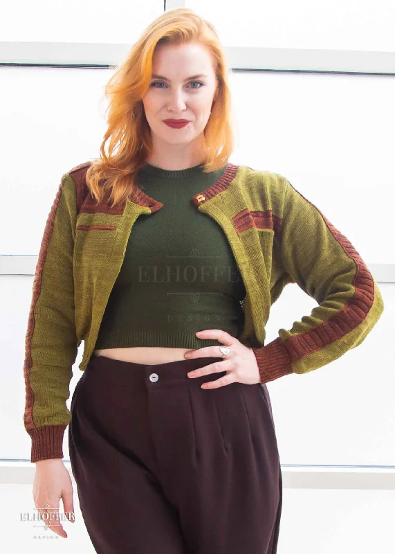 PREORDER - Galactic Outpost Cropped Cardigan