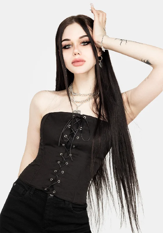 MORTICIA LACE-UP CORSET