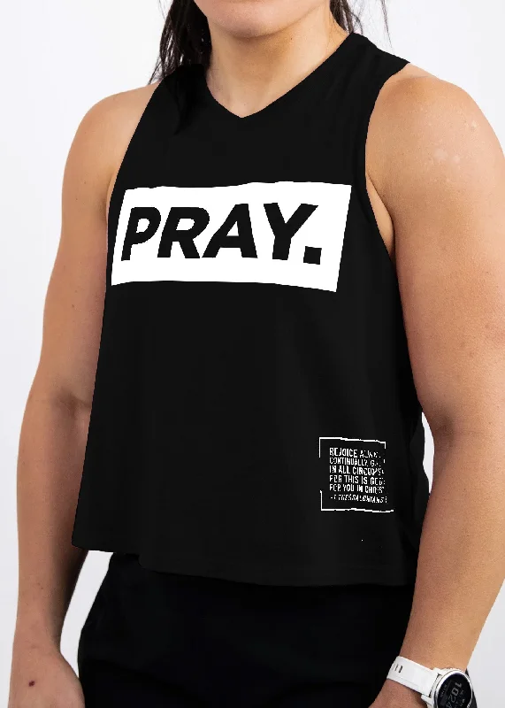 PRAY. Crop Tank