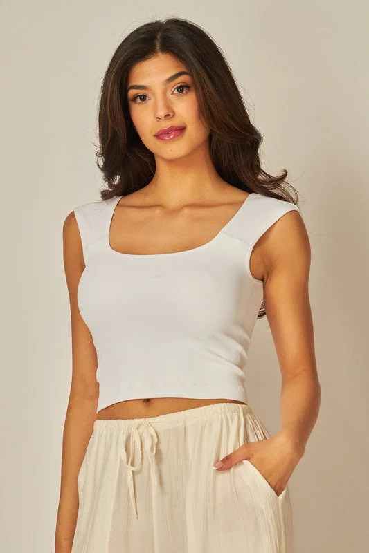 Seamless Scoop Back Top