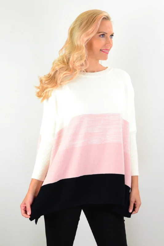 Siobhan Blended Pink Tunic Jumper