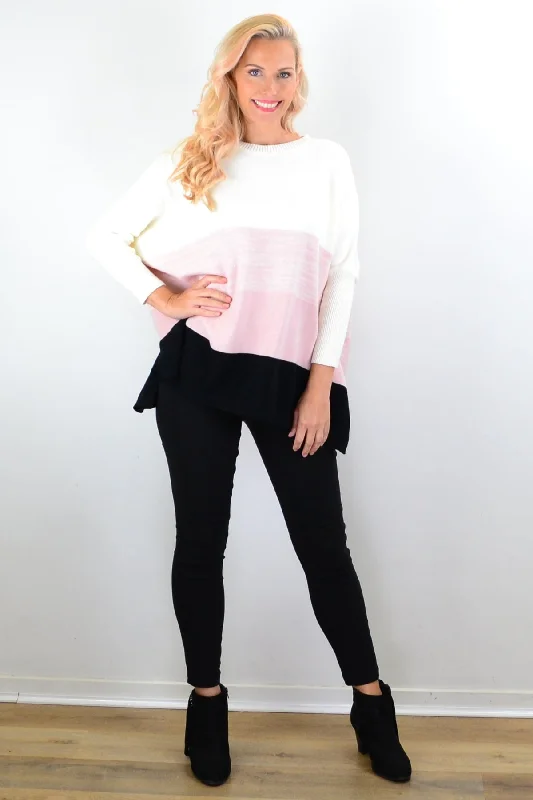 Siobhan Blended Pink Tunic Jumper