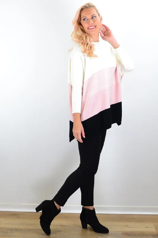 Siobhan Blended Pink Tunic Jumper