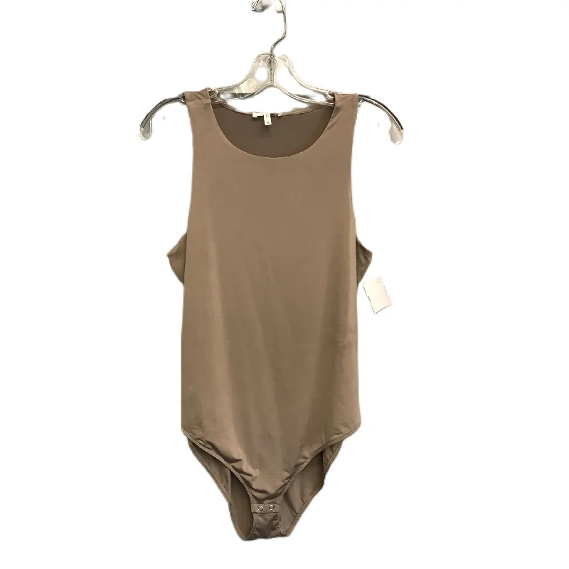 Beige Bodysuit By Maurices, Size: Xl