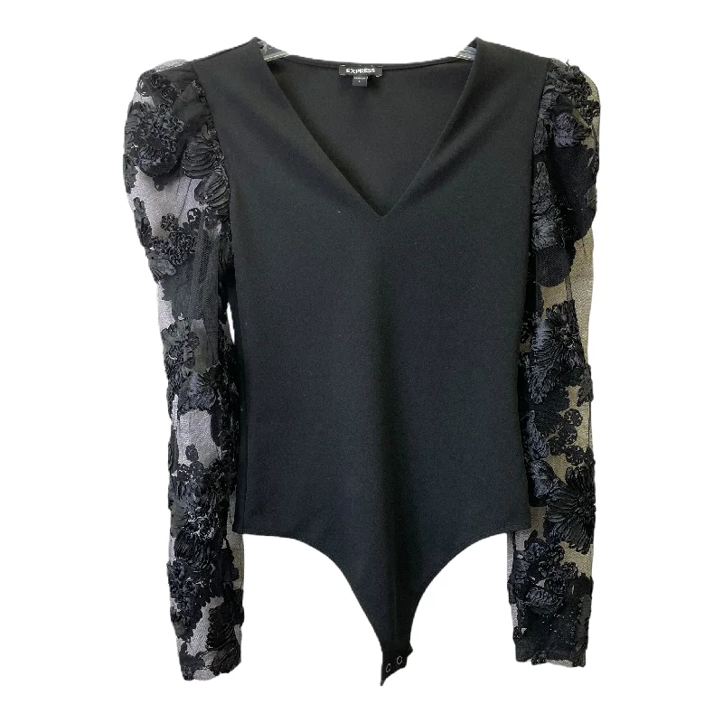 Black Bodysuit By Express, Size: S