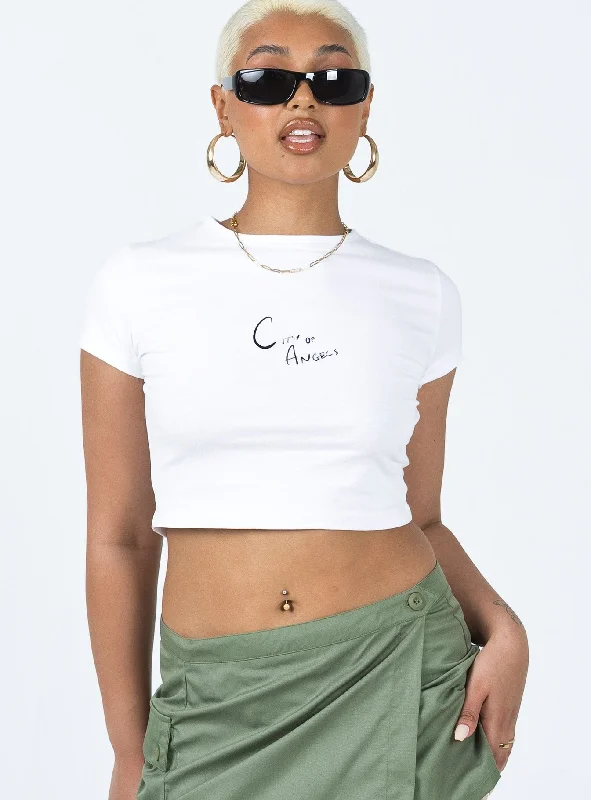 City Of Angels Tee White