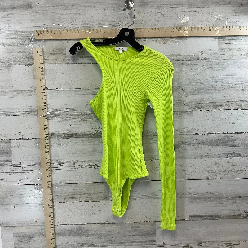 Lime Green Bodysuit Agolde, Size Xs