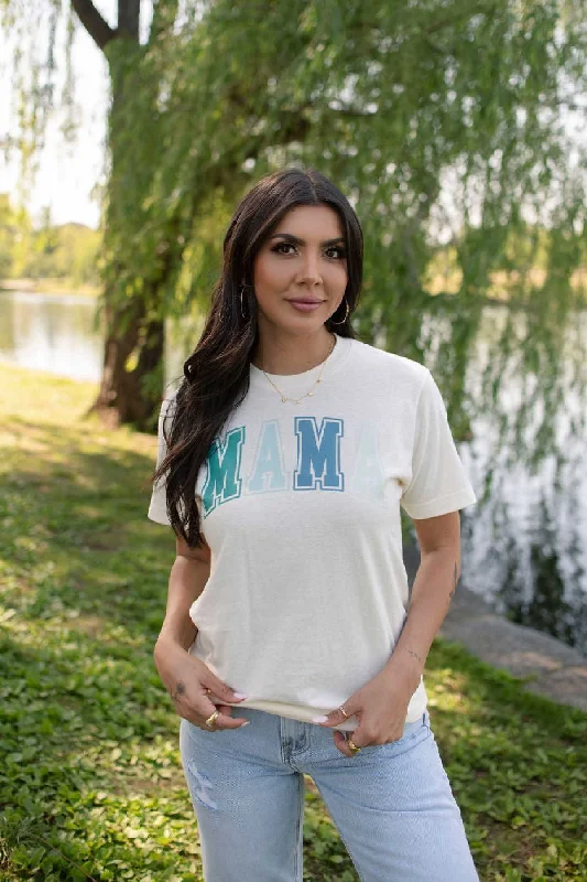 Rachel Rene Cream Mama Graphic Tee - FINAL SALE