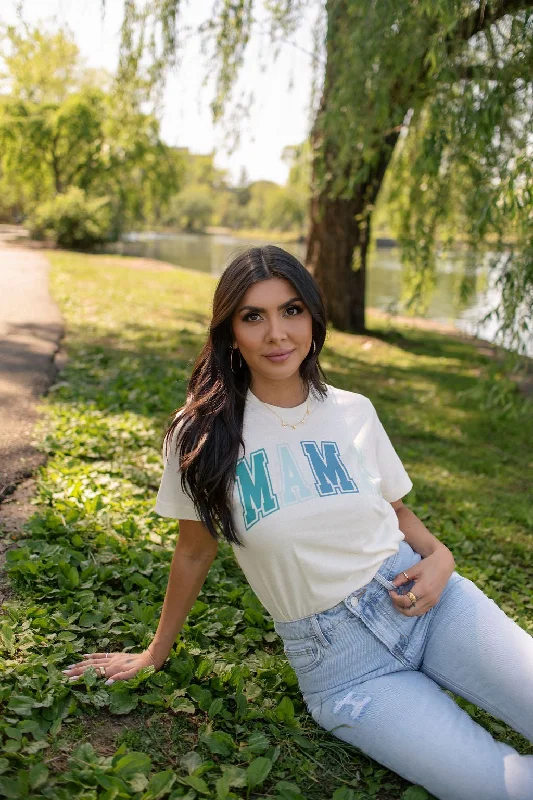 Rachel Rene Cream Mama Graphic Tee - FINAL SALE