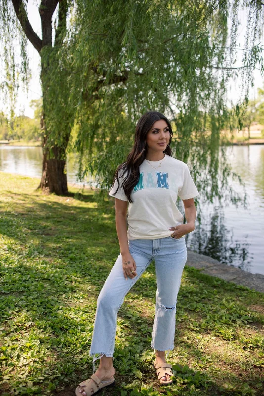 Rachel Rene Cream Mama Graphic Tee - FINAL SALE