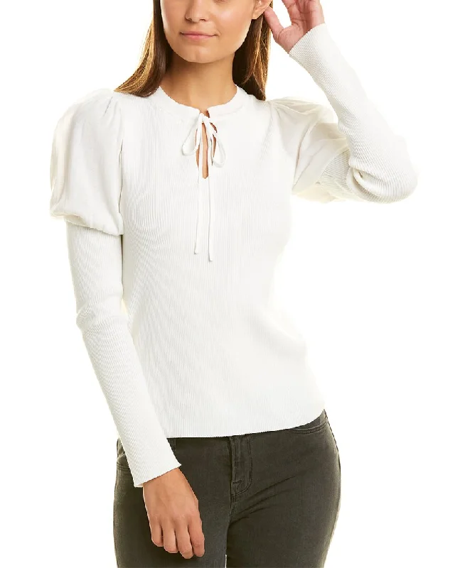 Rebecca Taylor Slit Neck Pullover