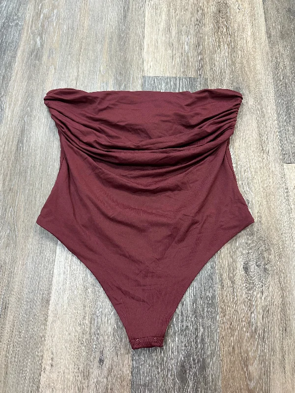 Red Bodysuit Meshki, Size Xxl