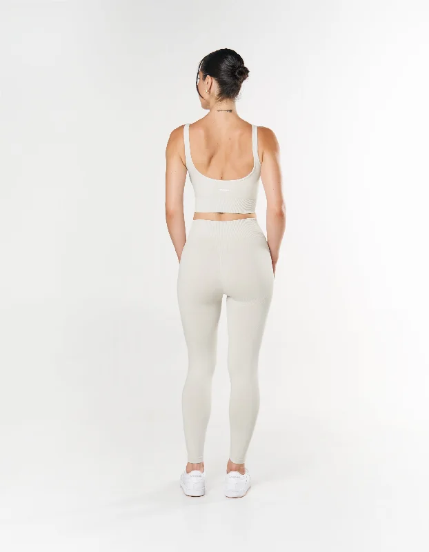 Seamless Low back Crop - Dove