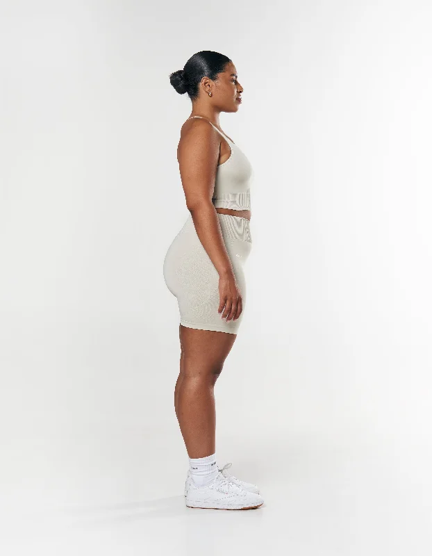 Seamless Low back Crop - Dove