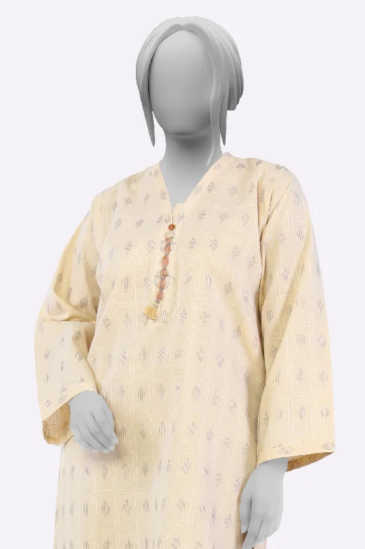 Cream Stylised Kurti