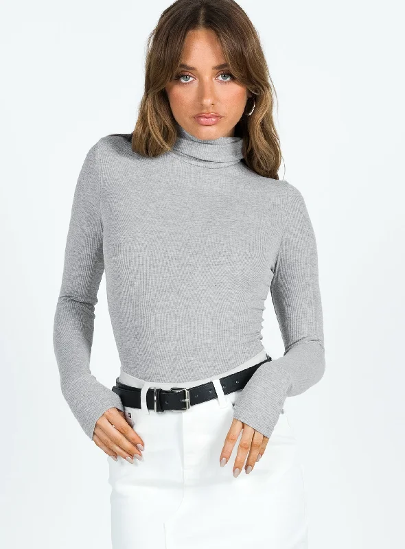 Bandit Long Sleeve Bodysuit Grey