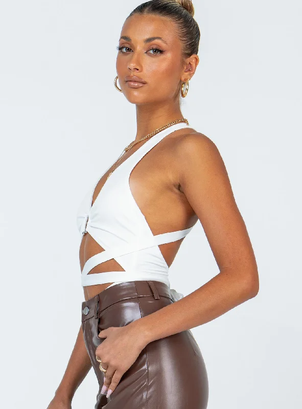 Elon Bodysuit White