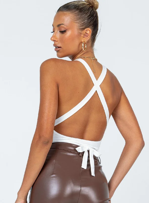 Elon Bodysuit White