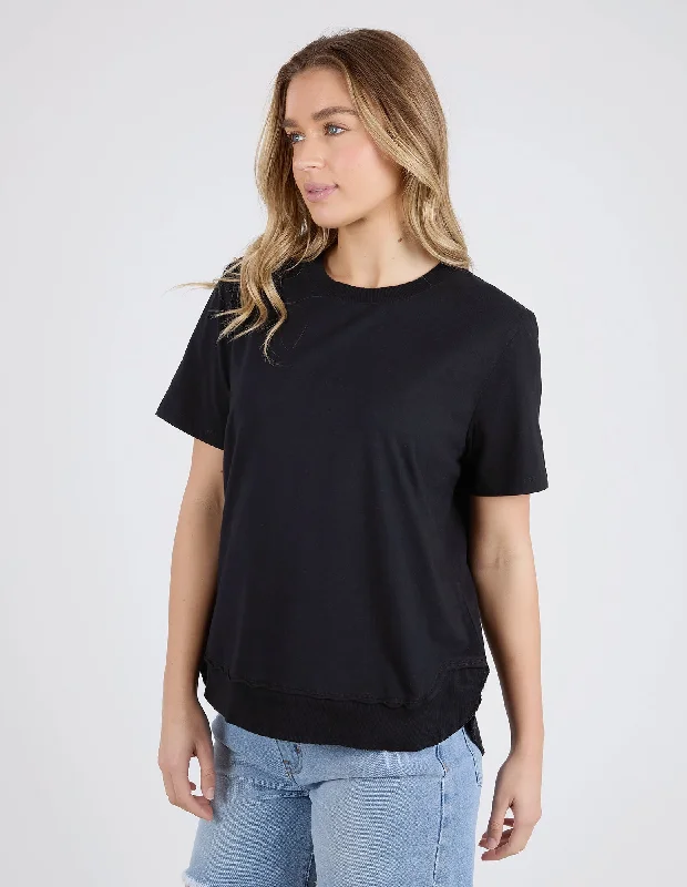 Farrah Short Sleeve Tee - Black