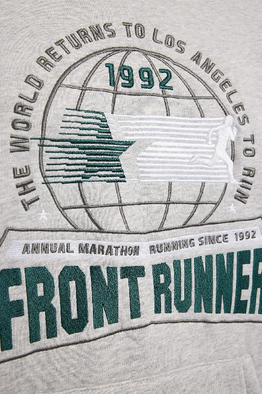 Front Runner LA Marathon Hoodie Grey Marle