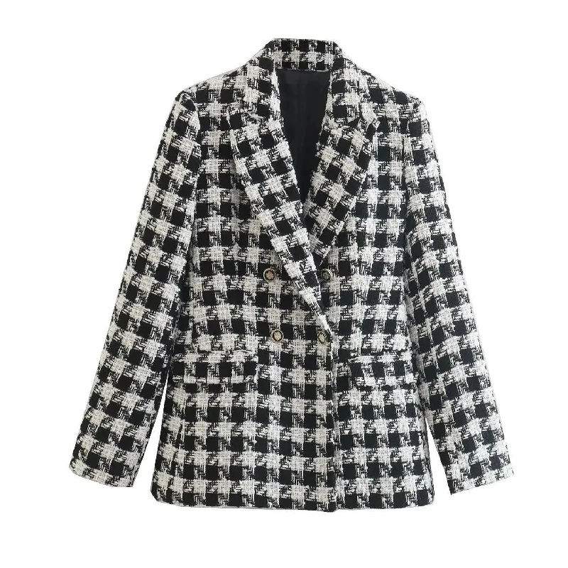 Houndstooth Coat / S