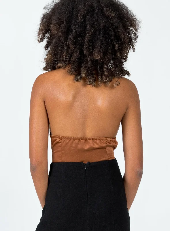 Stanley Bodysuit Brown