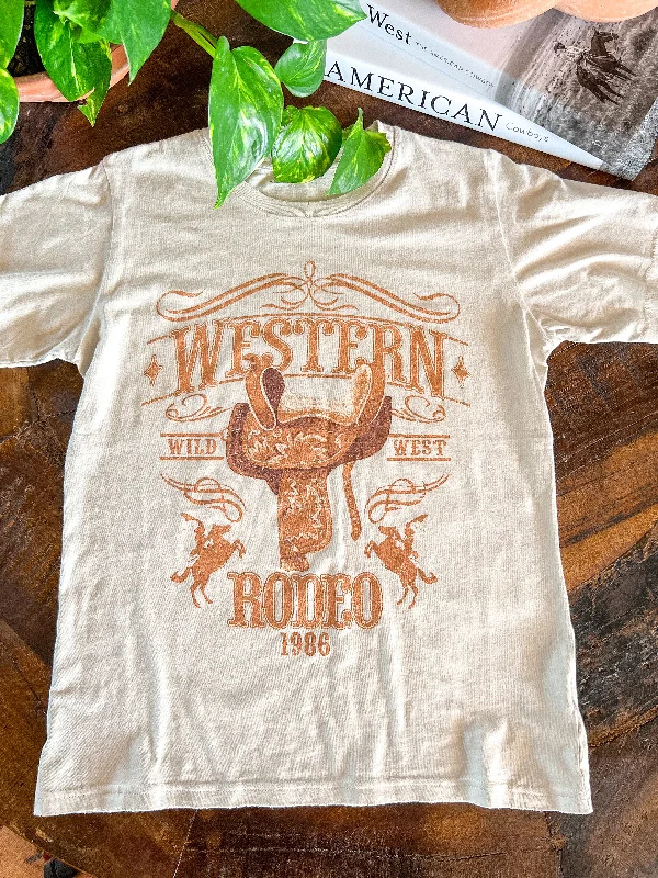 WESTERN RODEO STANDARD TEE, BONE