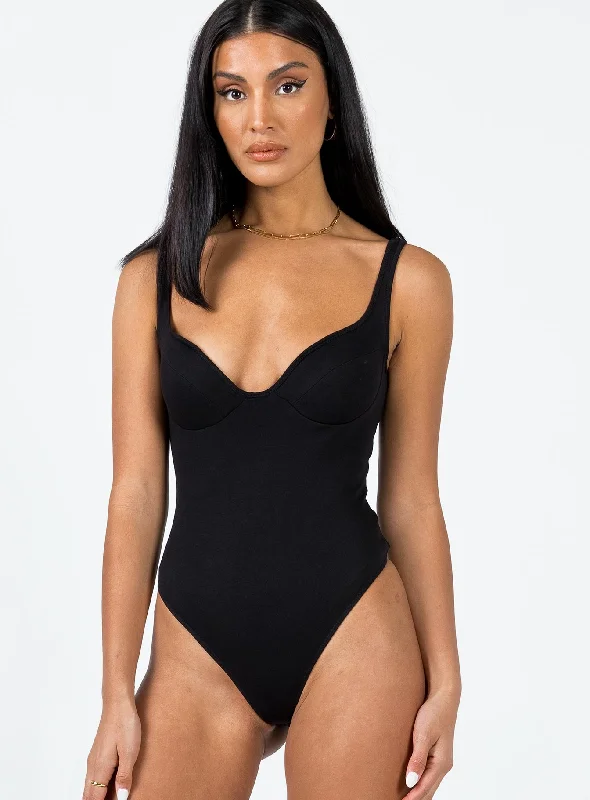 Wilana Bodysuit Black