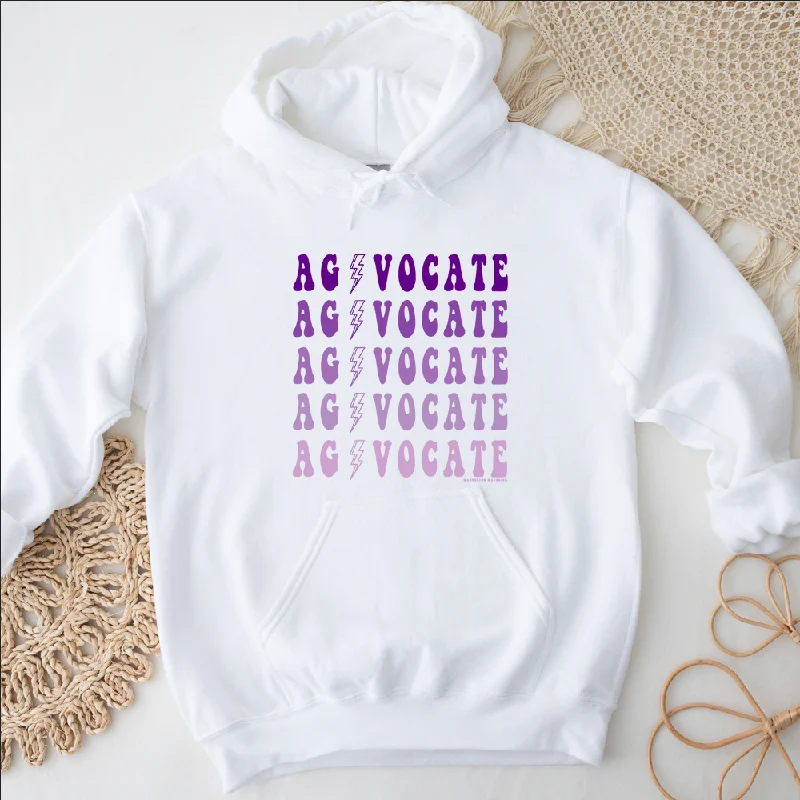 Agvocate Bolt Purple Hoodie (S-3XL) Unisex - Multiple Colors!