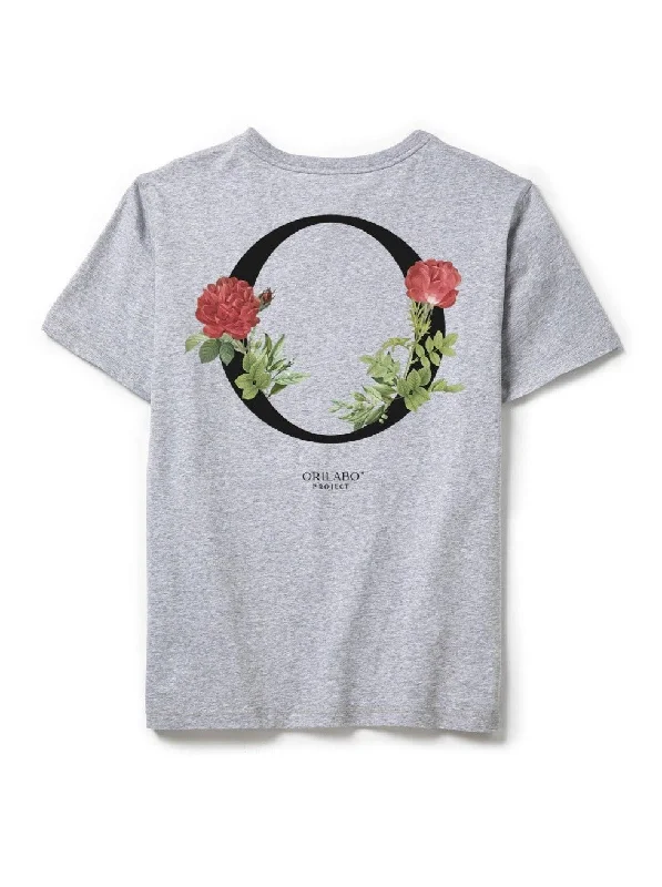 Men's O-Roses T-shirt - Grey