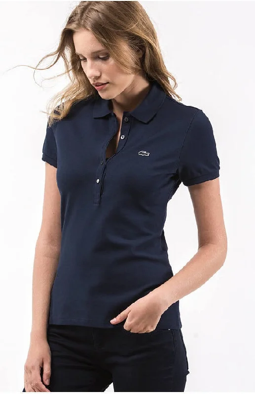 Lacoste Women's Slim Fit Stretch Mini Cotton Piqué Polo PF7845-166