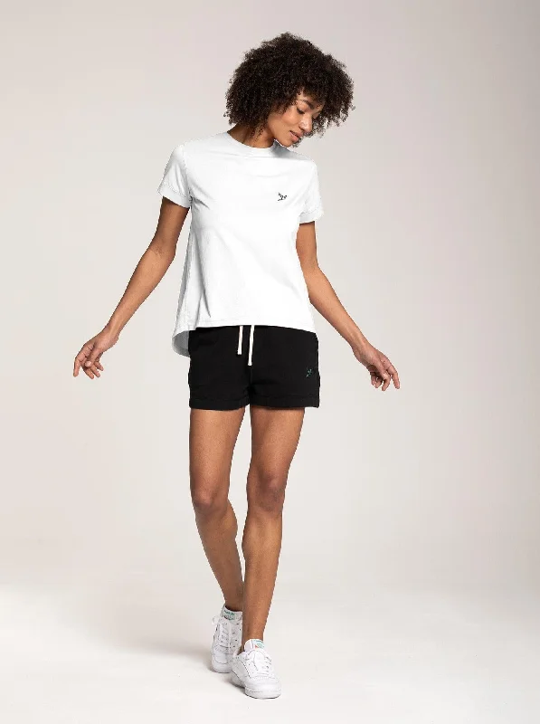 Women's Small Logo tailored T-shirt - White