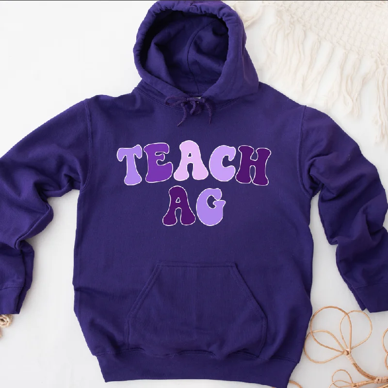 Purple Teach Ag Hoodie (S-3XL) Unisex - Multiple Colors!