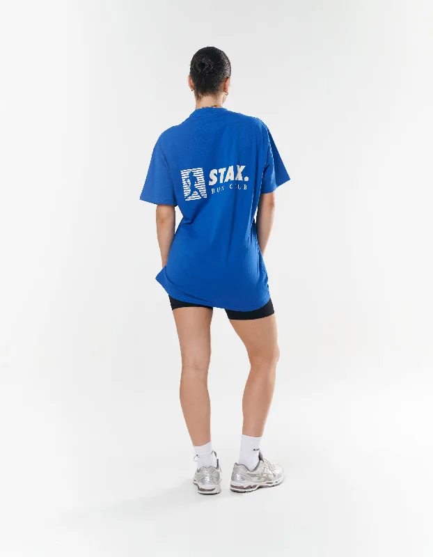 Run Club 2 Tee - Blue/Cream