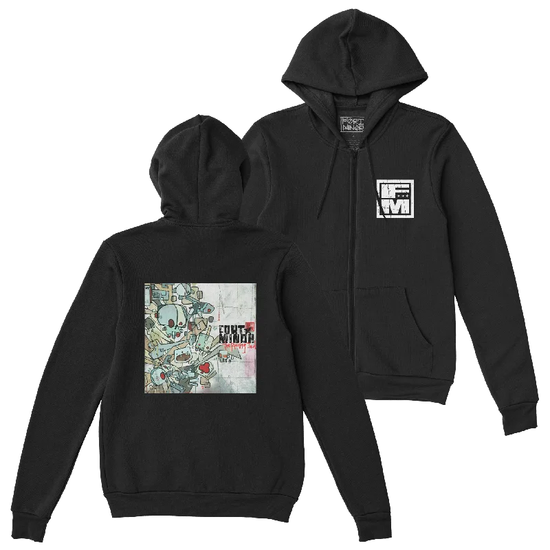 The Rising Tied Album Cover Black Zip Hoodie