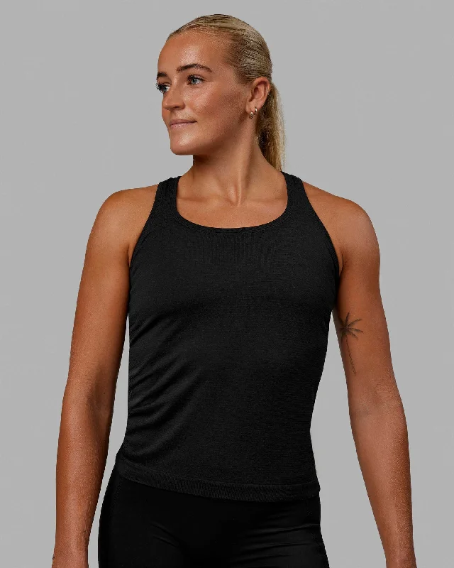 AeroFLX+ Seamless Tank - Black Marl